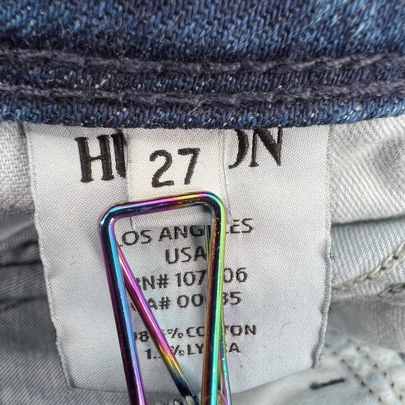 Hudson Jeans Women's Crop Straight Leg Jeans Size 27 - Picture 4 of 8